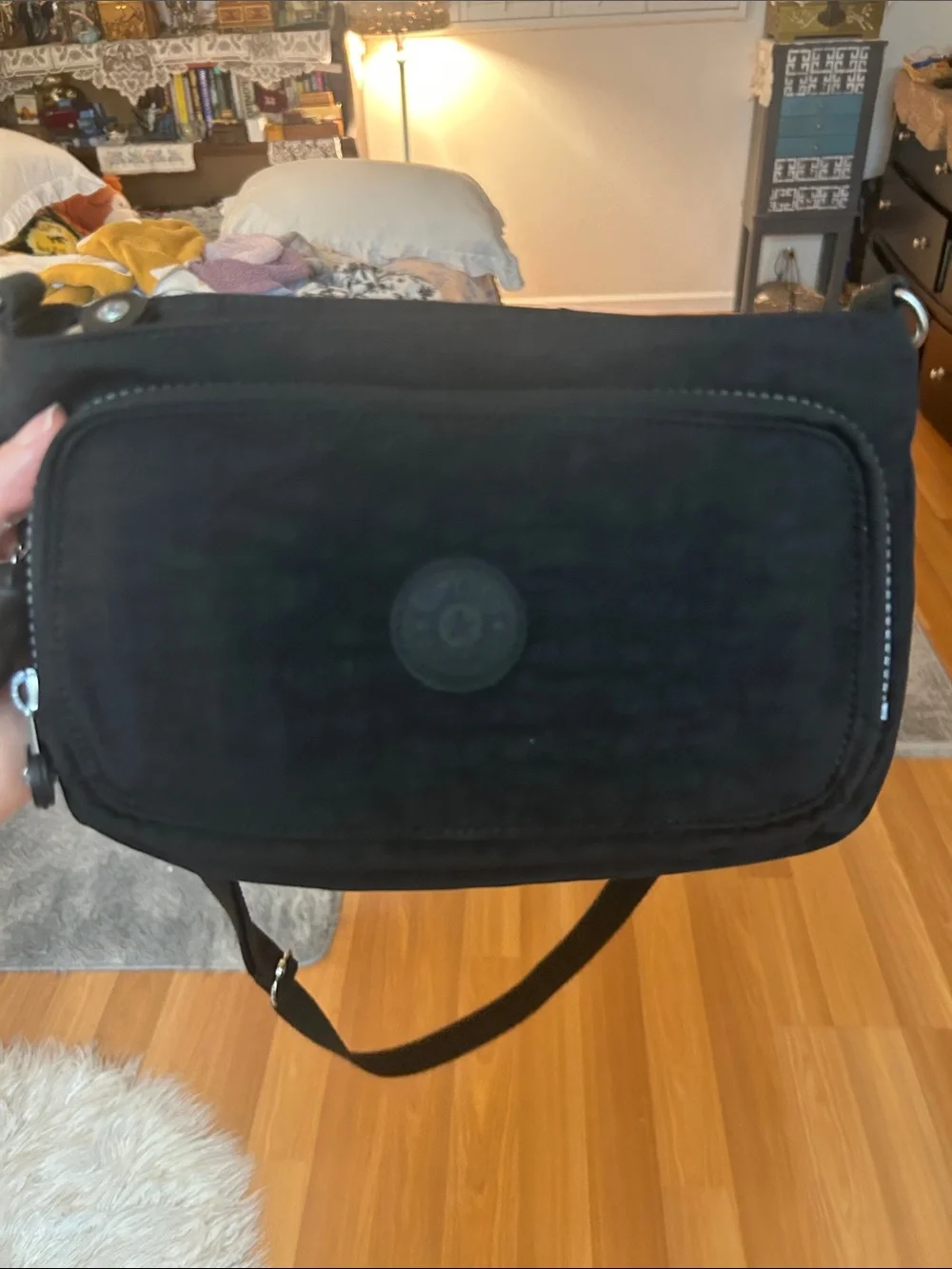 Kipling Myrte Convertible Crossbody Black Bag